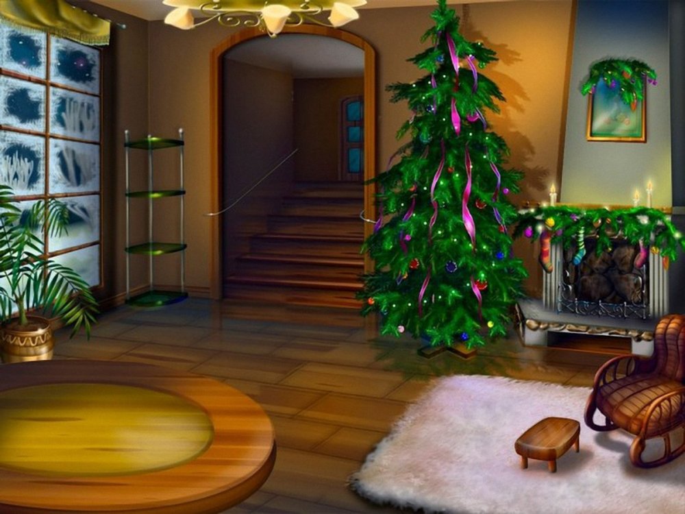 Рождественский камин