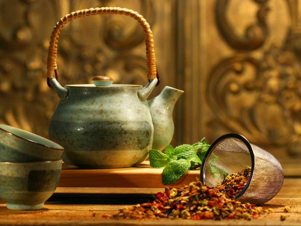 Китайский чай лого на бумаге