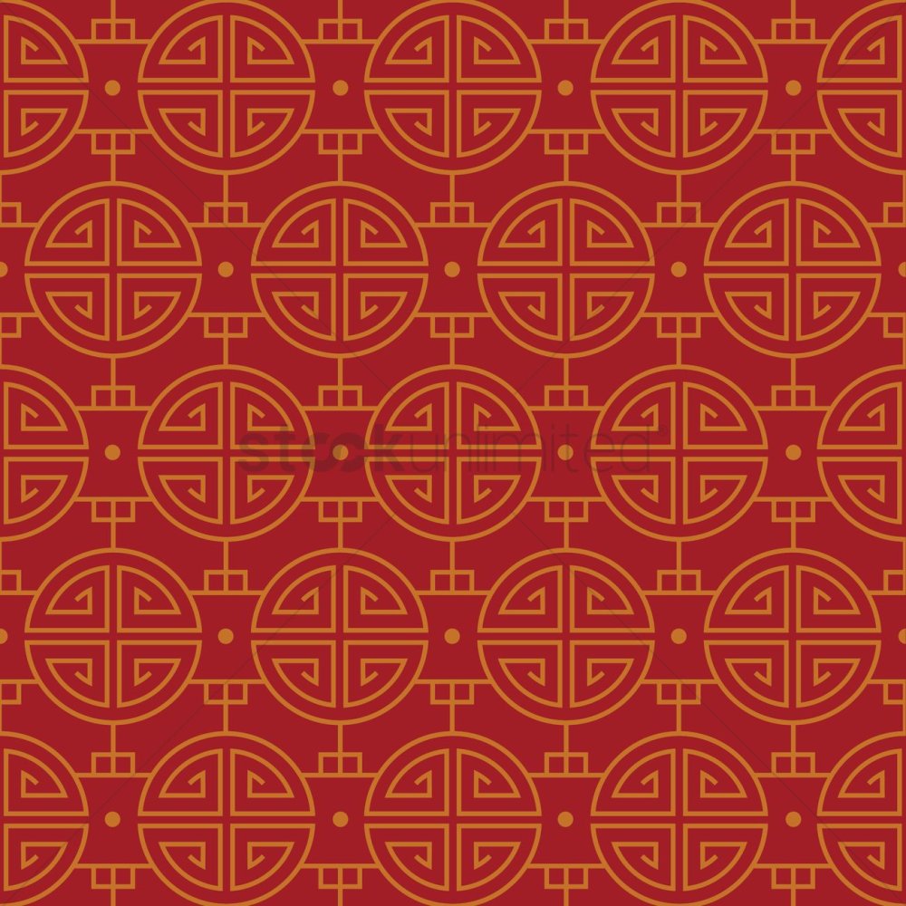 Китайский орнамент бесшовный