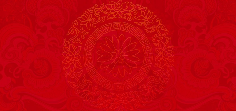 Красный китайский фон