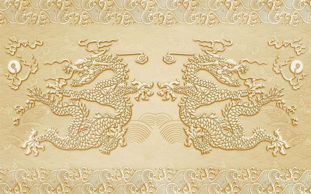 Китайские светлые узоры