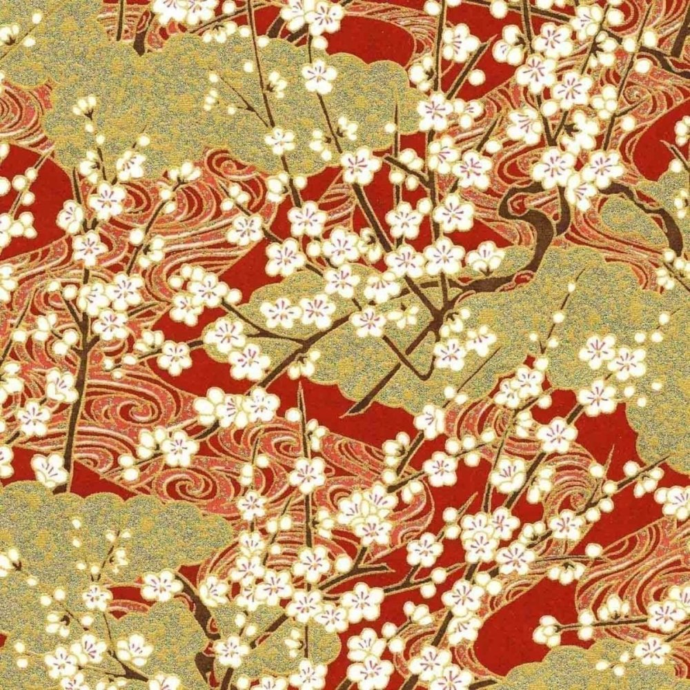 Японские мотивы на ткани