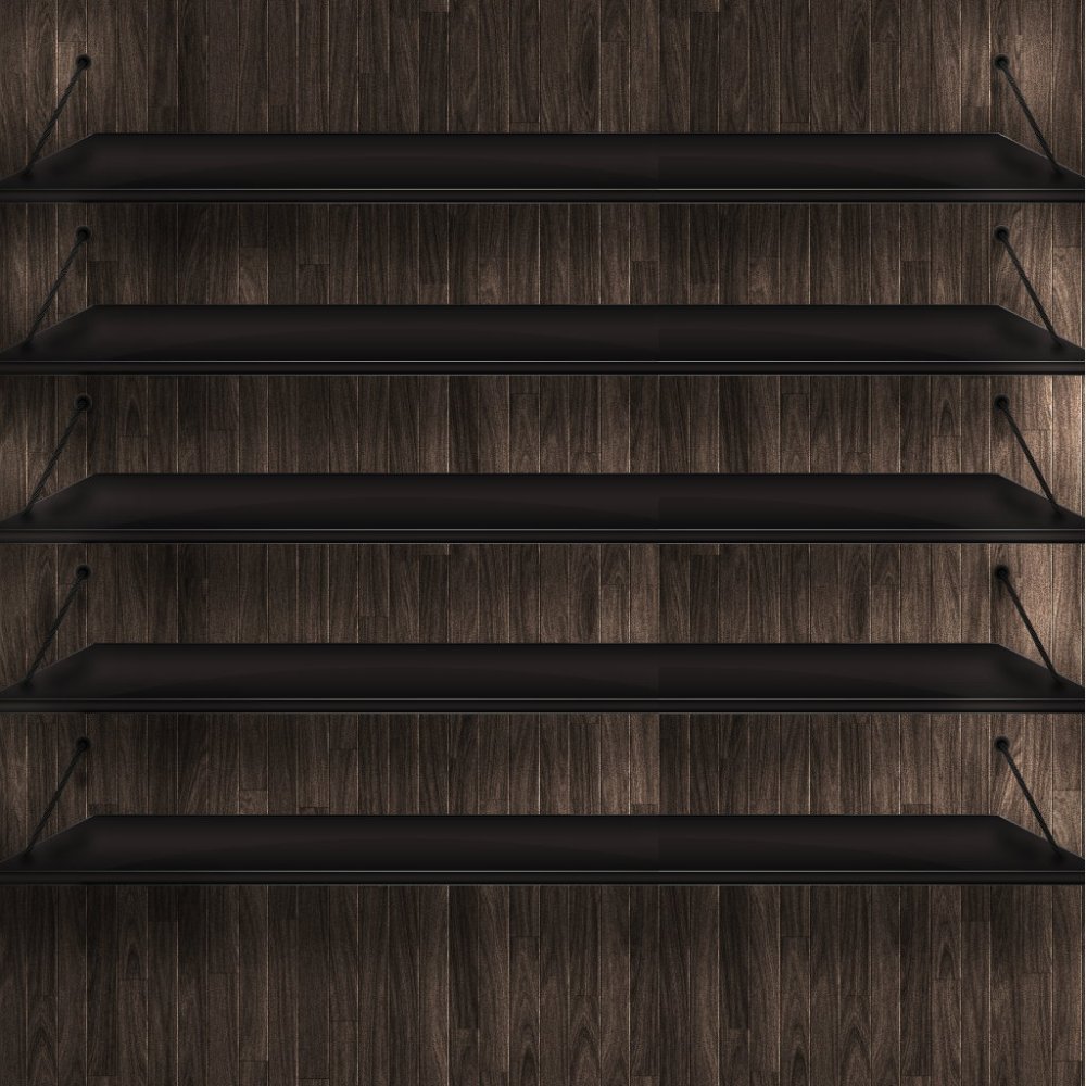 Комната с полками для ярлыков