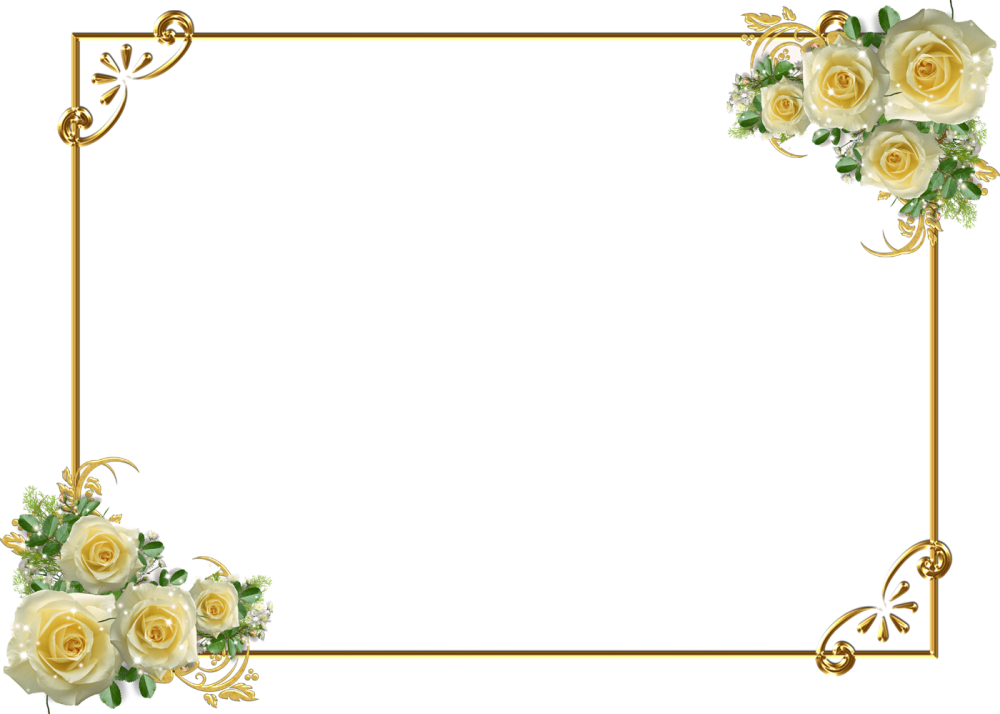 Акварельные цветочные рамки