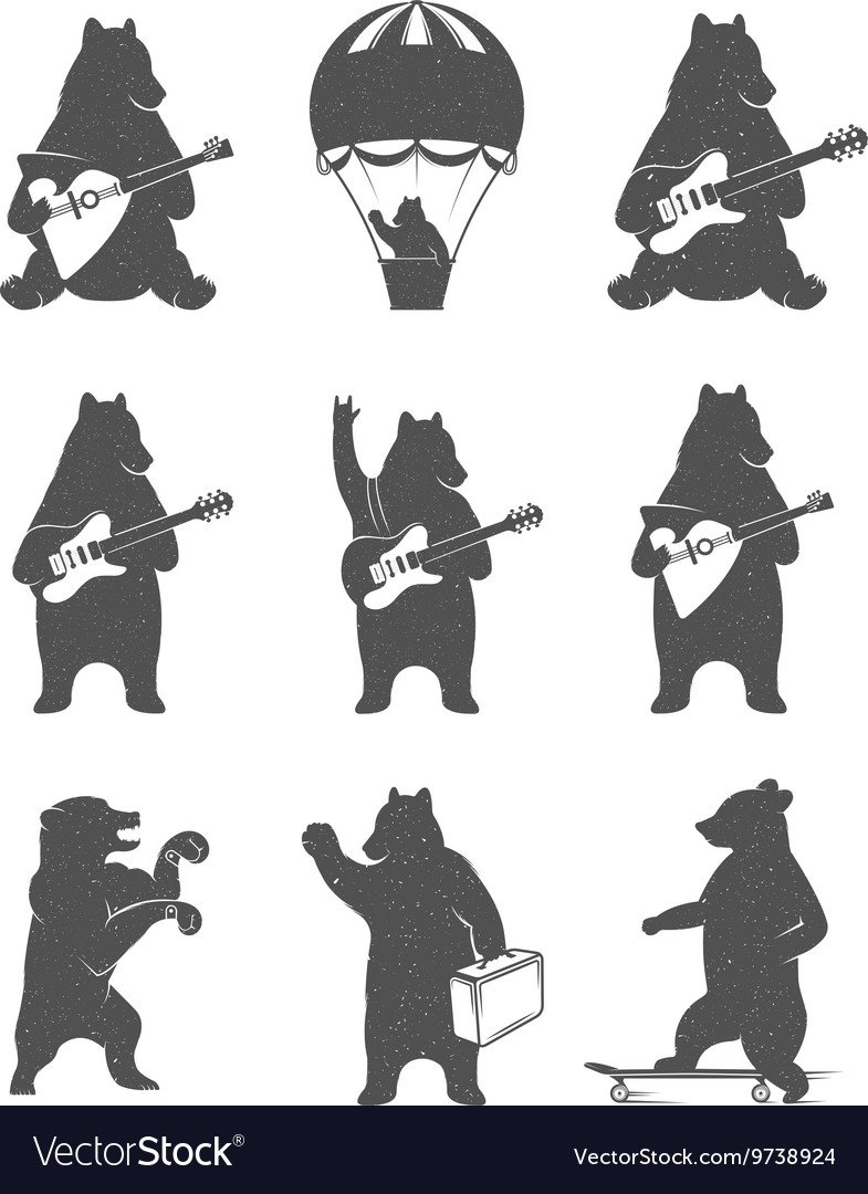 Медведь с гармонью