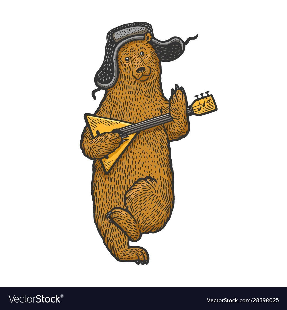 Медведь с гармонью