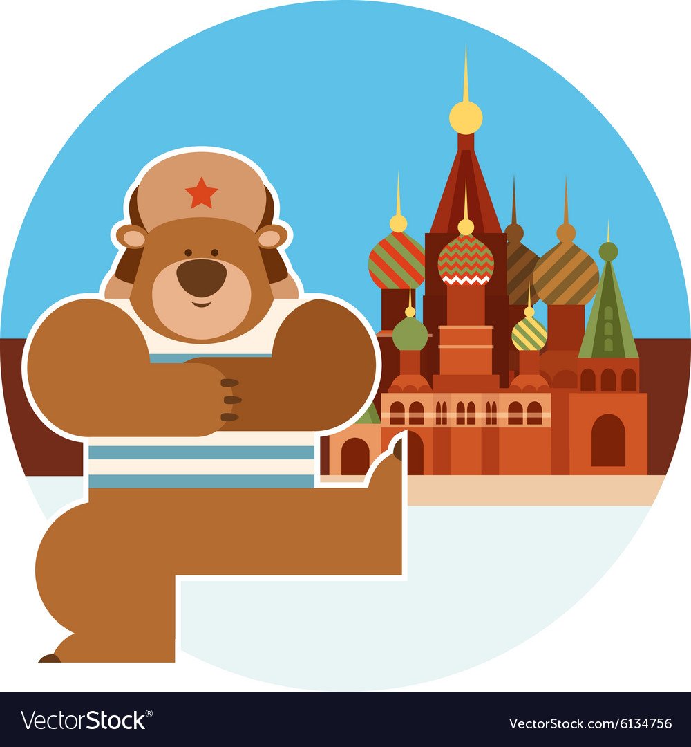 Медведь с балалайкой