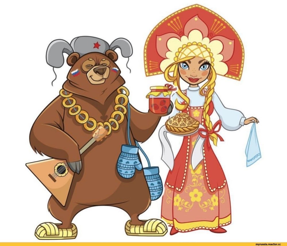 Медведь с балалайкой