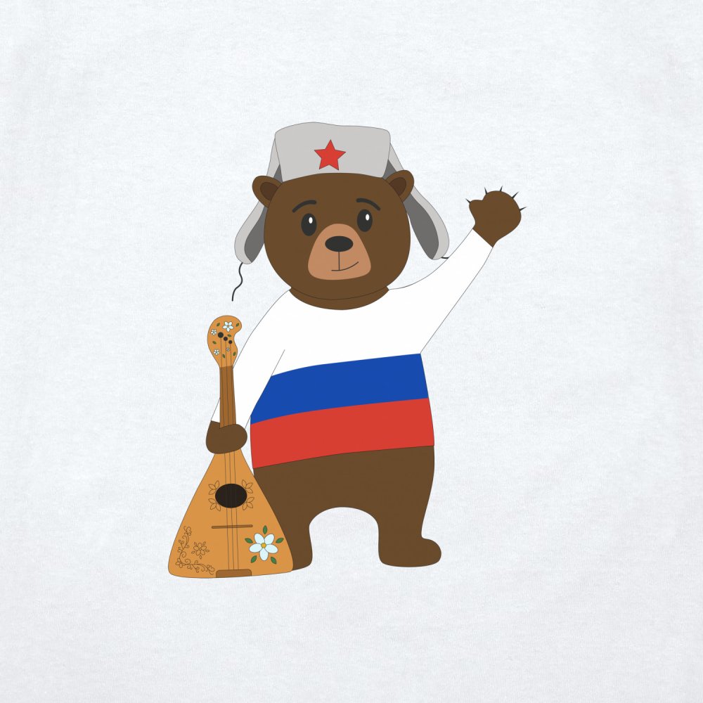 Медведь с балалайкой