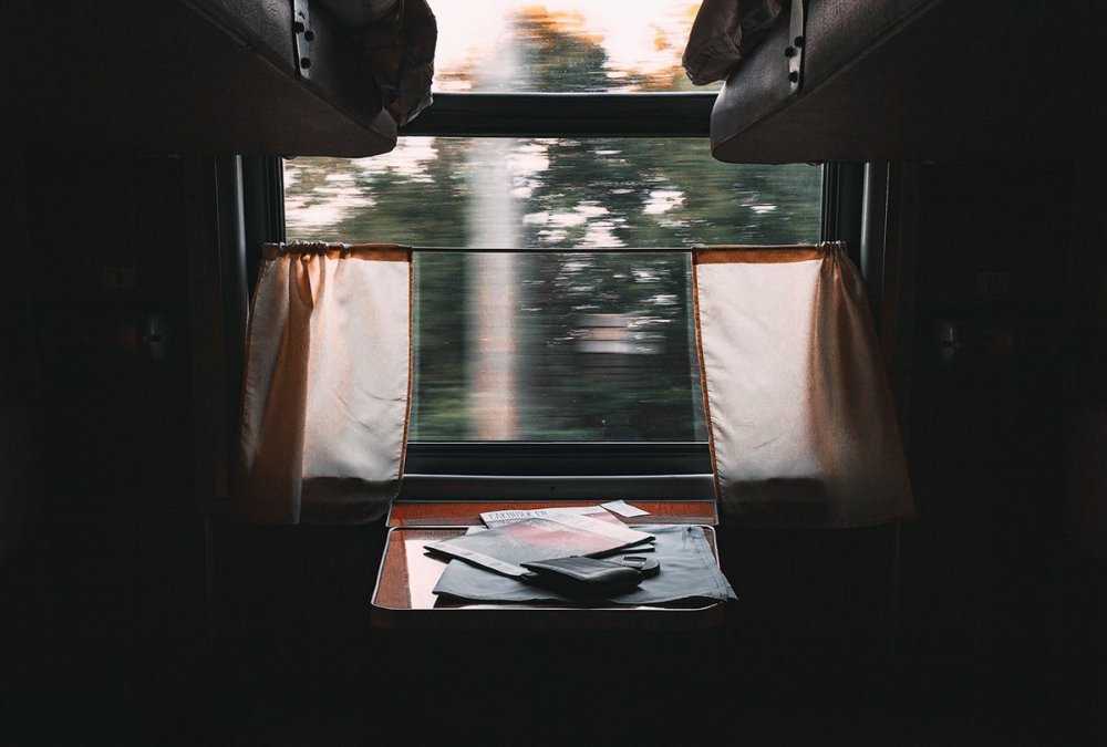 Окно поезда Эстетика