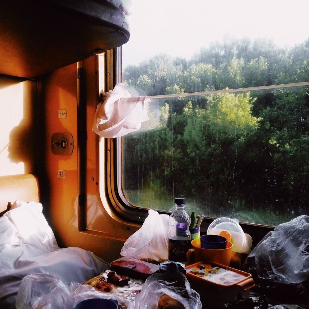 Окно вагона поезда