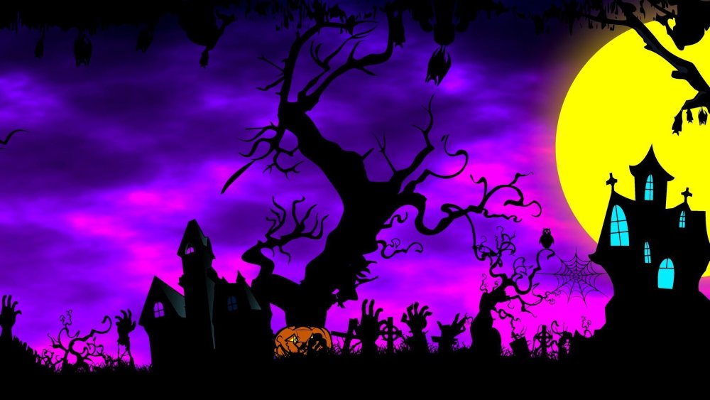 Страшный фон для Хэллоуина