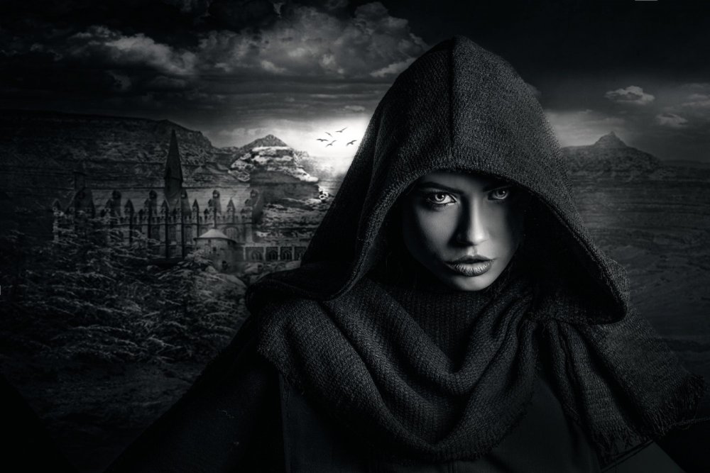 Красные глаза в темноте