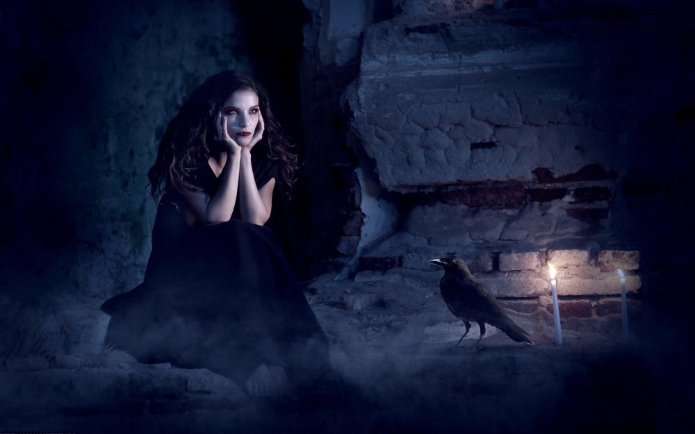 Красные глаза в темноте