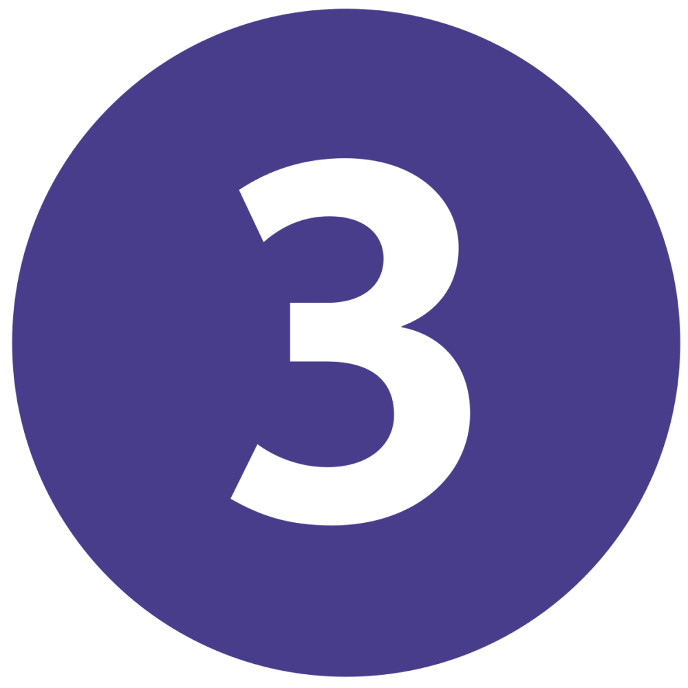 Цифры в кружочках