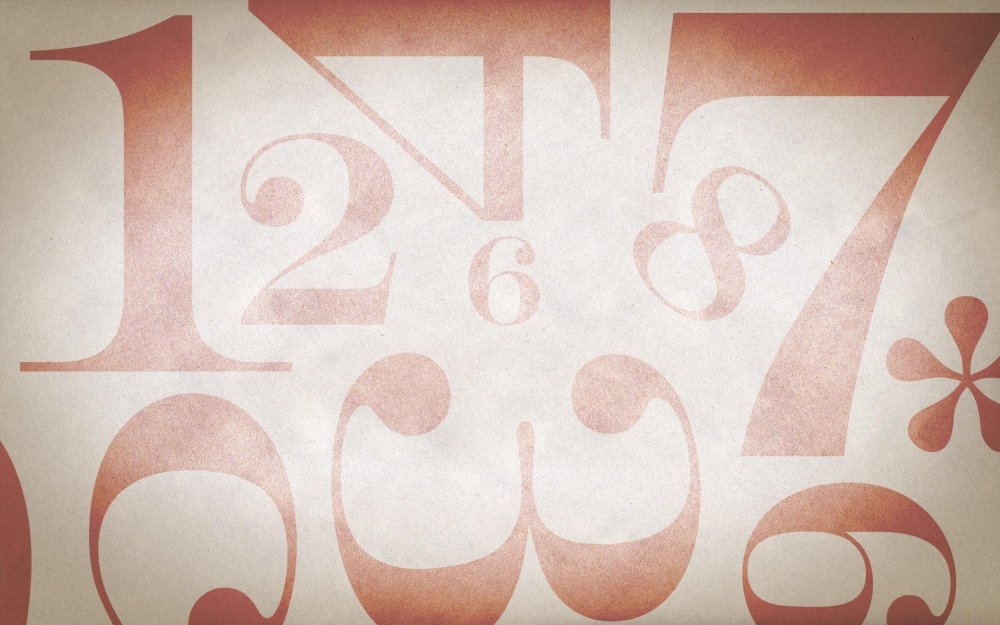 Фон из цифр