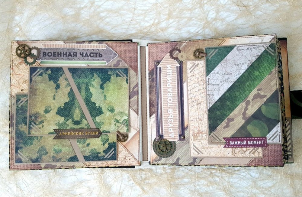 Бумага для скрапбукинга Дембельский альбом