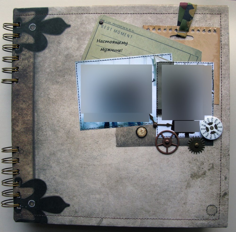 Скрап-карта а4 "Дембельский альбом"