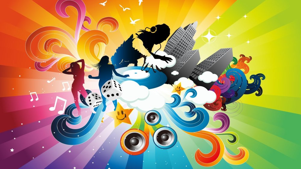 Музыкальное искусство на белом фоне