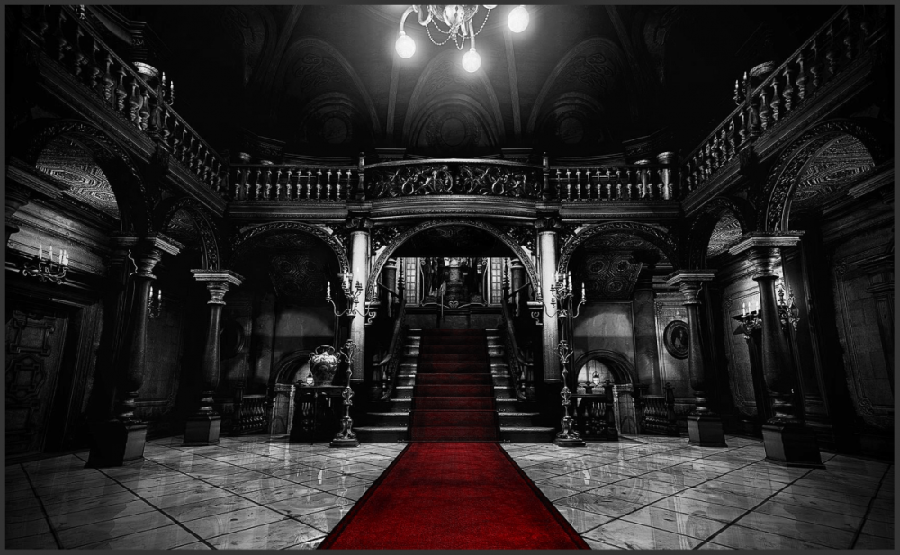 Тронный зал Готика арт фэнтези