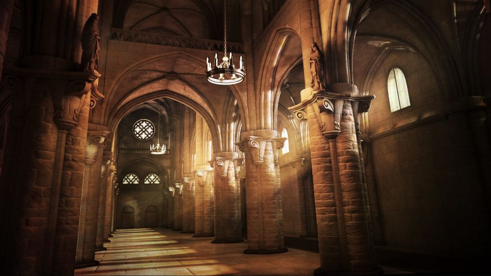 Хогвартс коридор арт