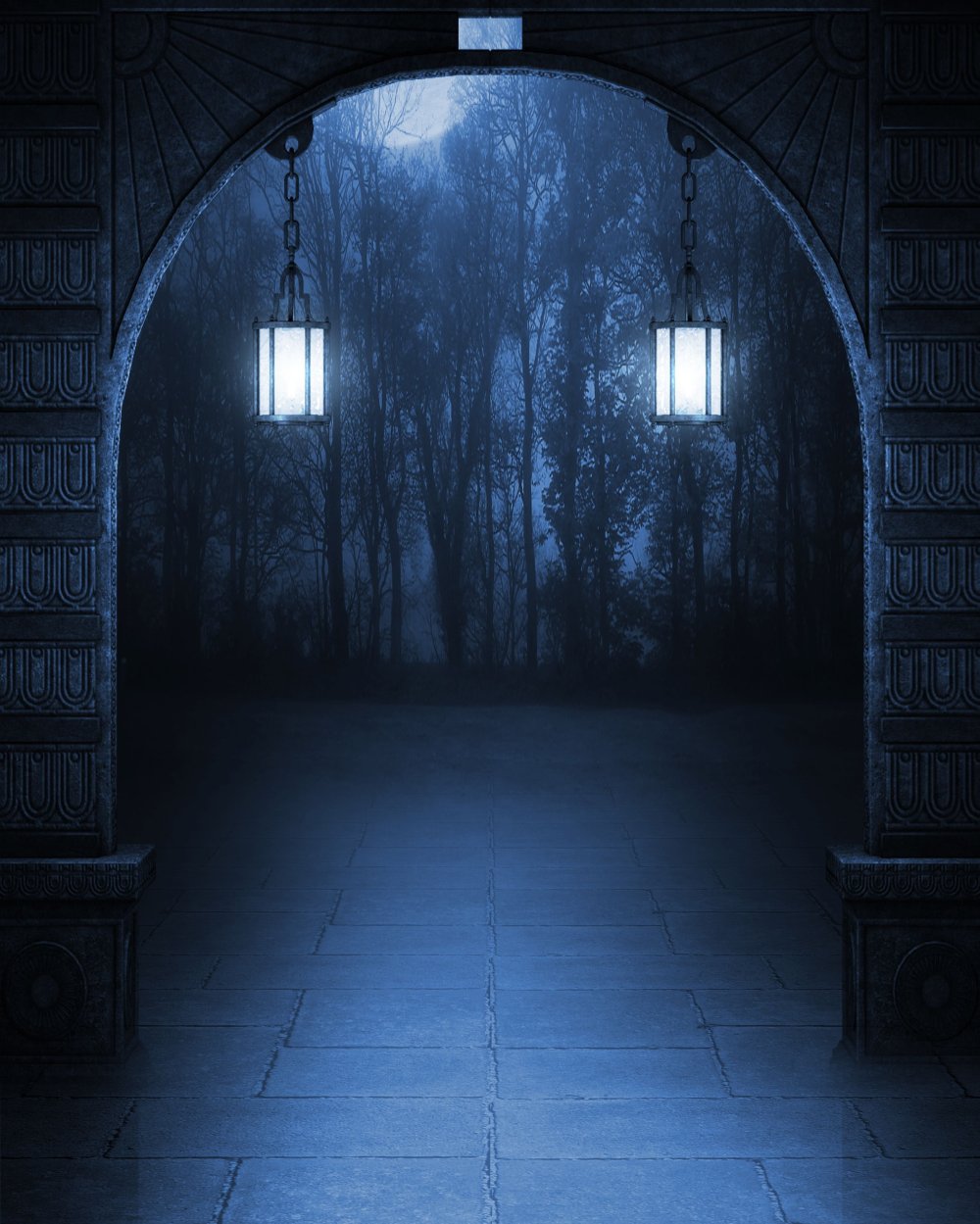 Темный зал замка