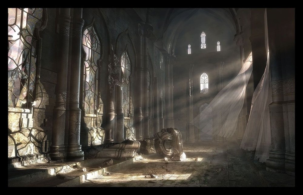 Разрушенный Тронный зал арт