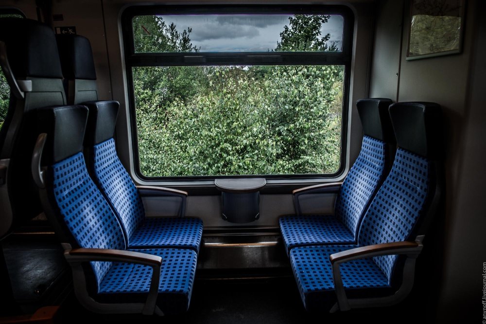 Вид из окна электрички