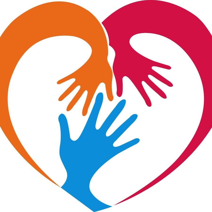 Символ волонтерского движения сердце в руке