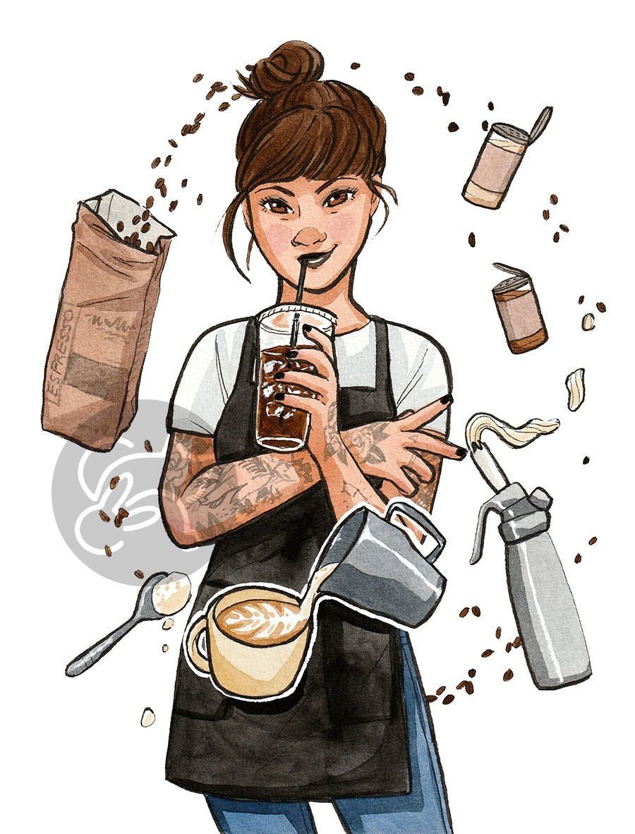 Ореховый латте