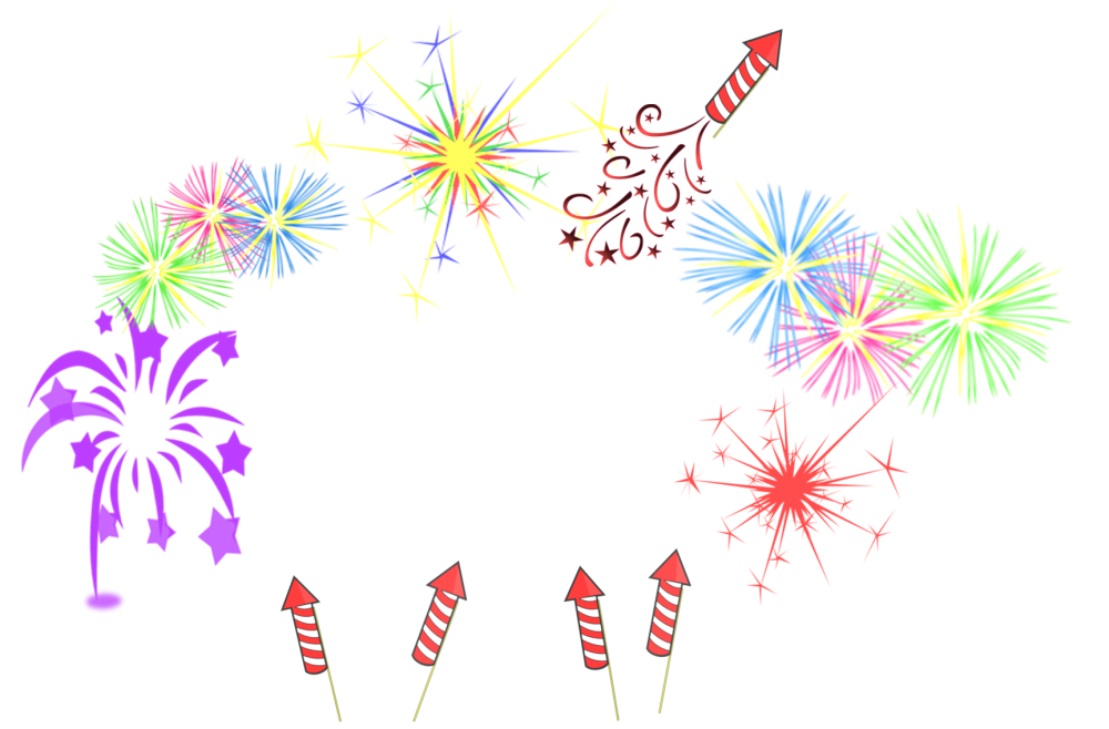 Нарисовать фейерверк