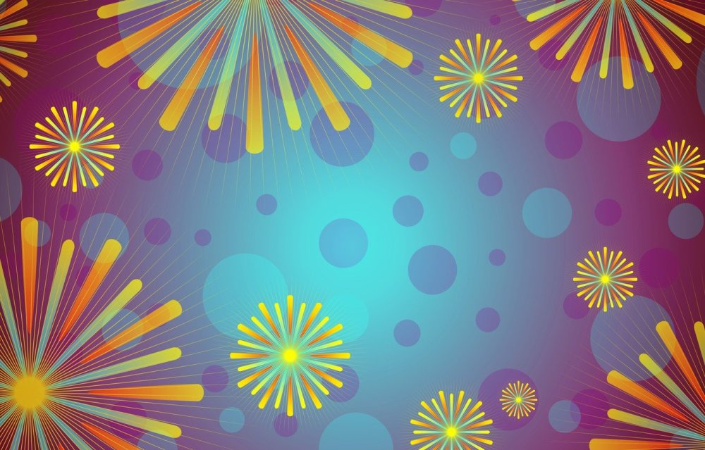 Фон фейерверк