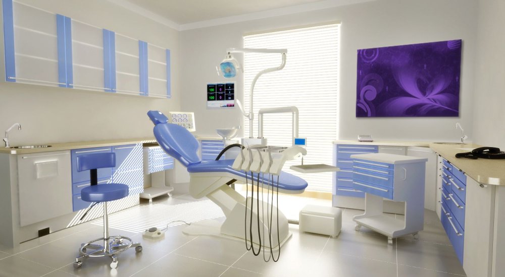 Расположение мебели в стоматологическом кабинете
