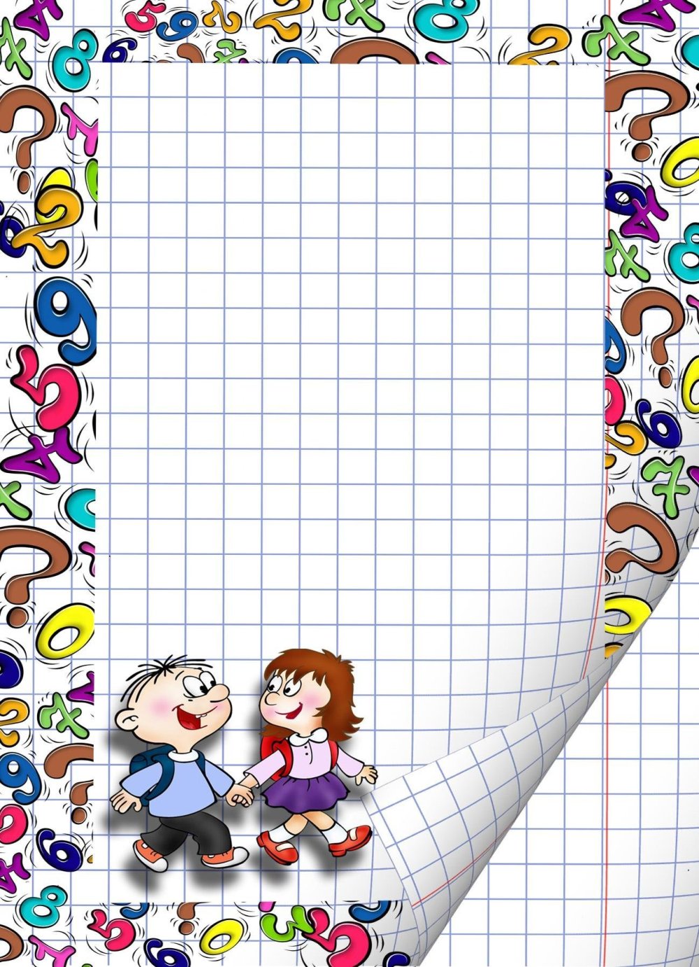 Математический фон для детей