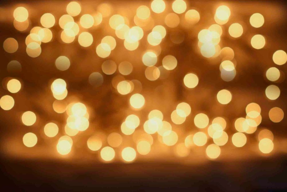 Боке огоньки