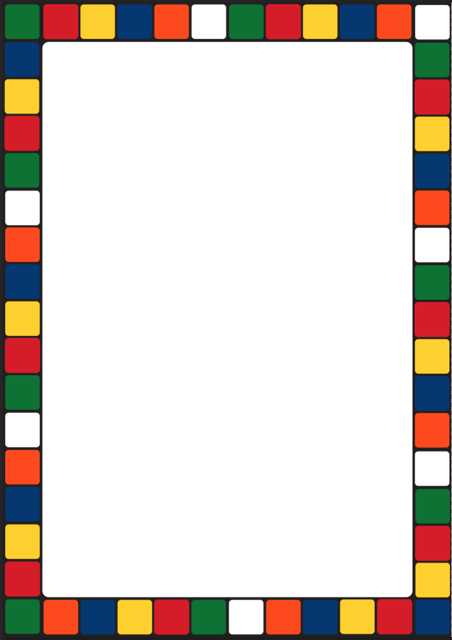 Рамка из кубиков