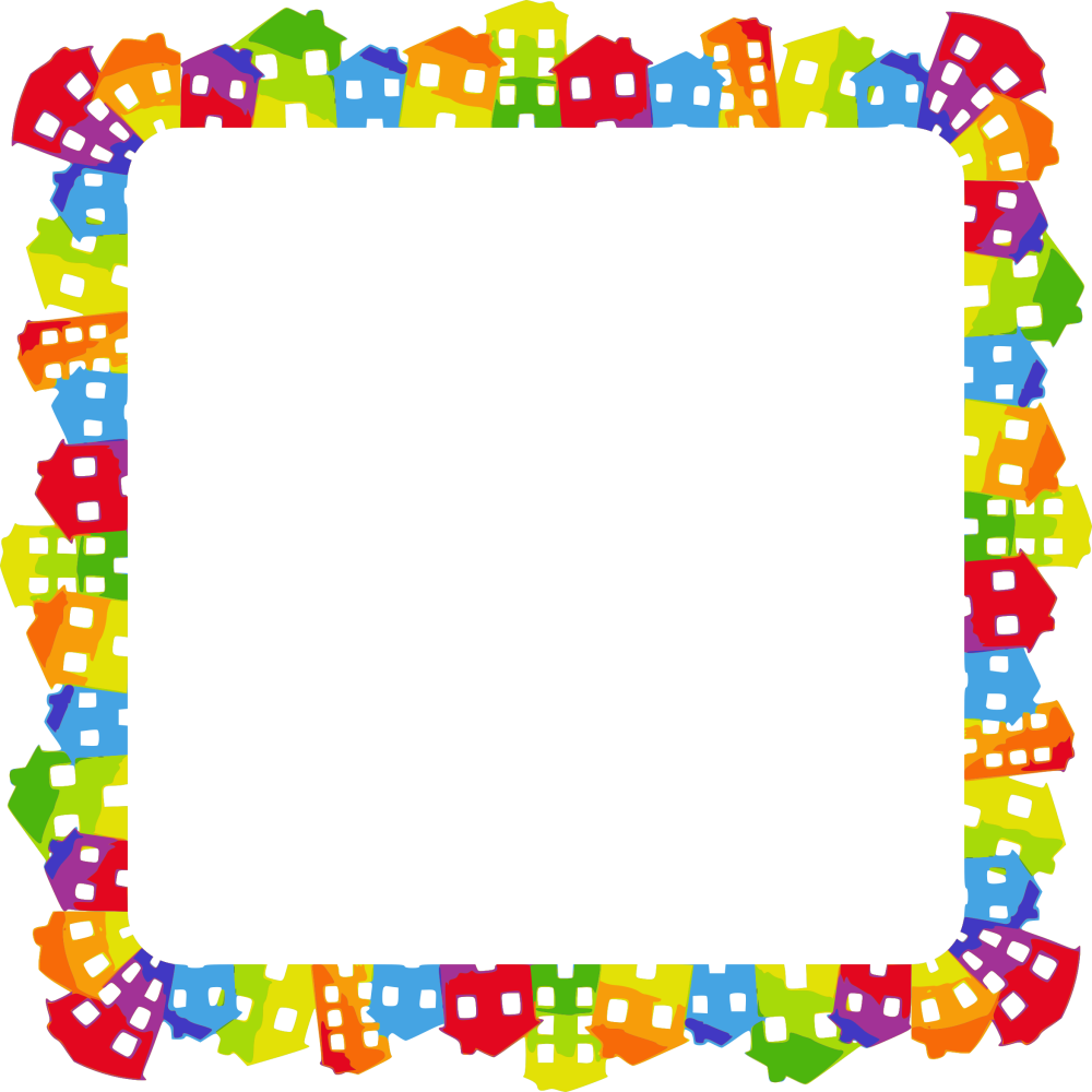 Рамка разноцветная