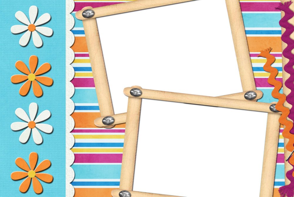 Тонкая Цветочная рамка