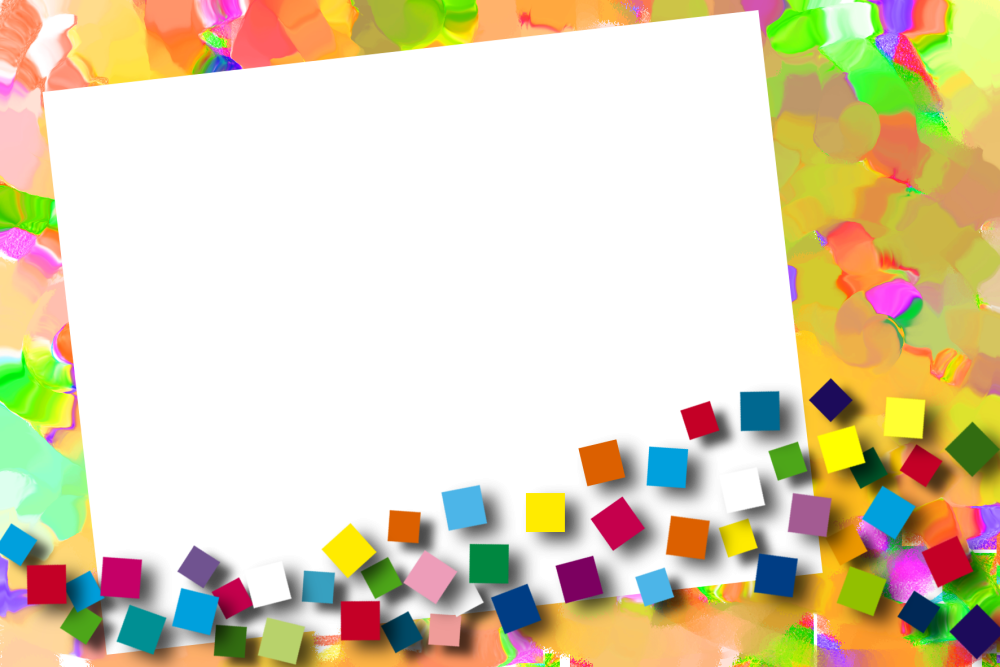 Рамка цветная
