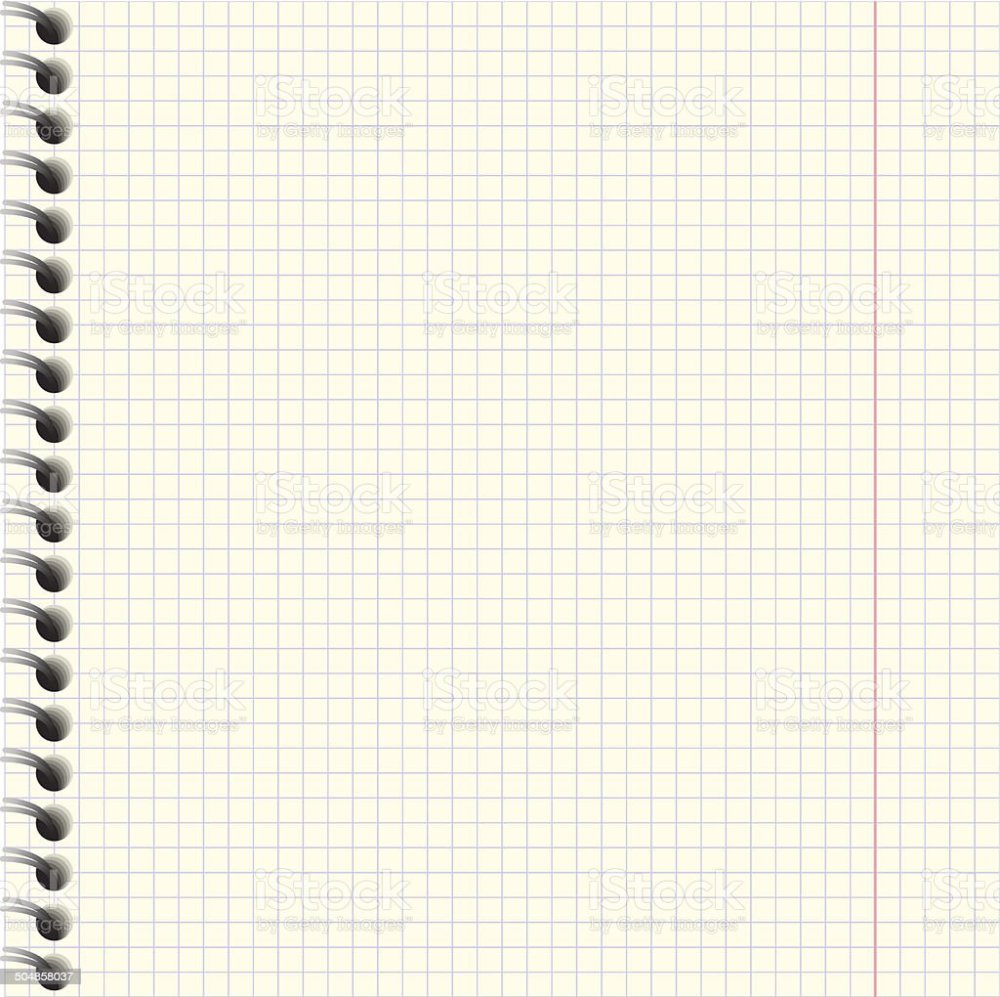 Фон тетрадный лист