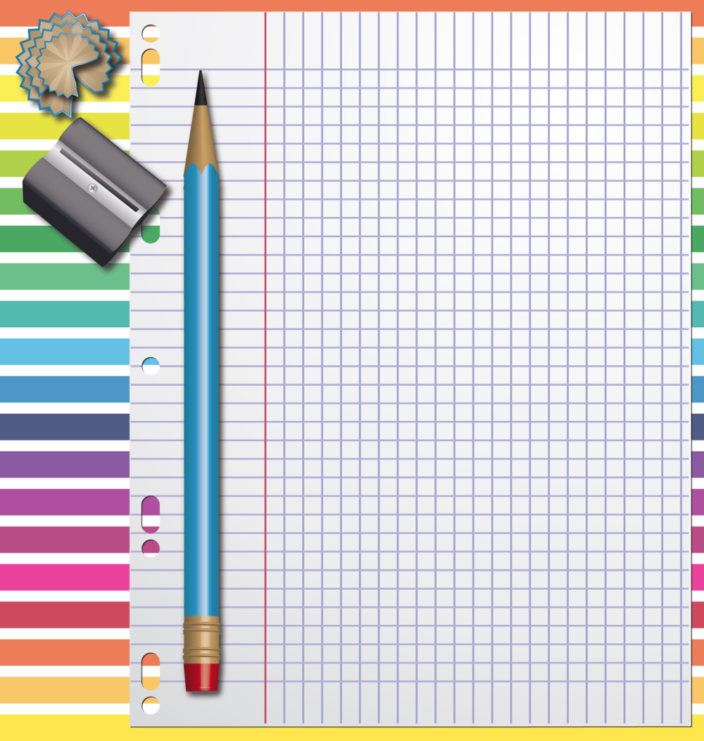 Тетрадь в клетку фон