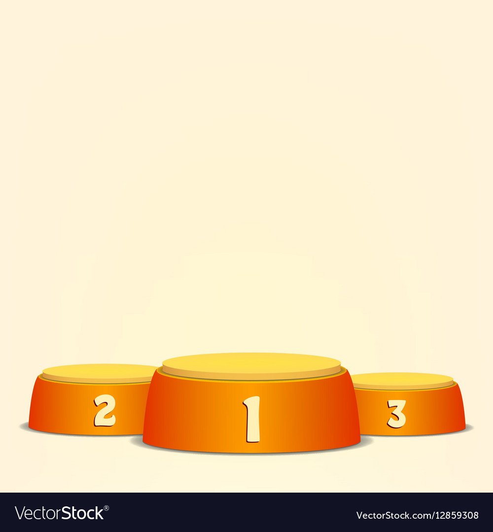 Пьедестал почета вектор