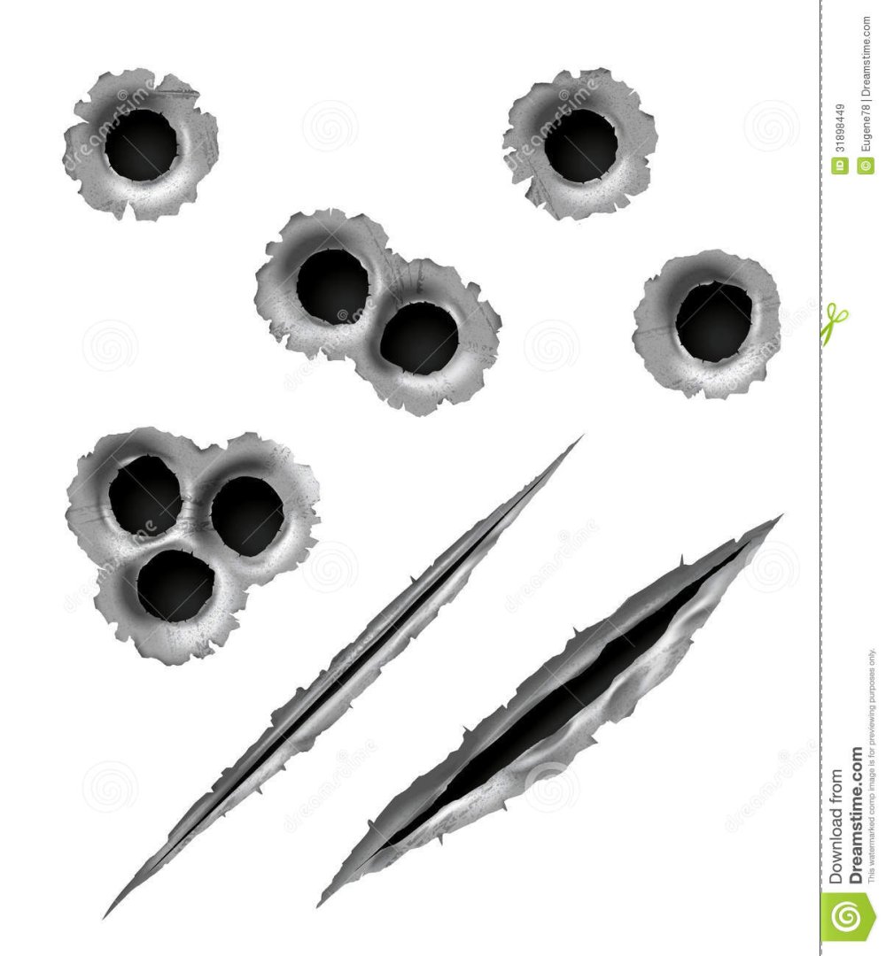 След от выстрела