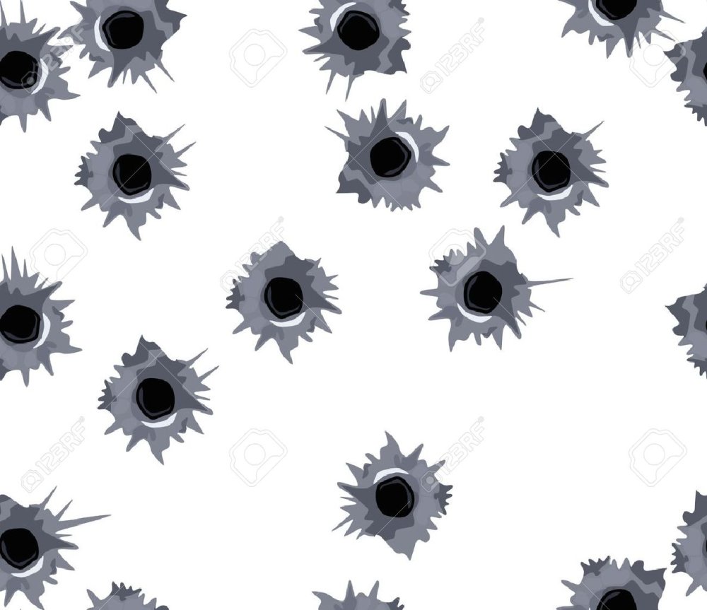 Входное отверстие от пули