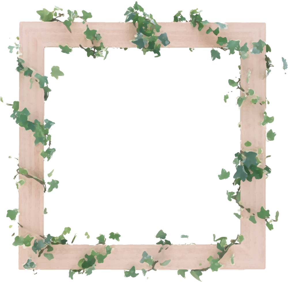 Рамка комнатные цветы