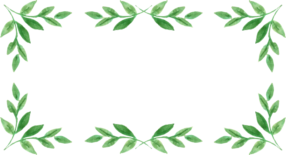 Рамка из листьев