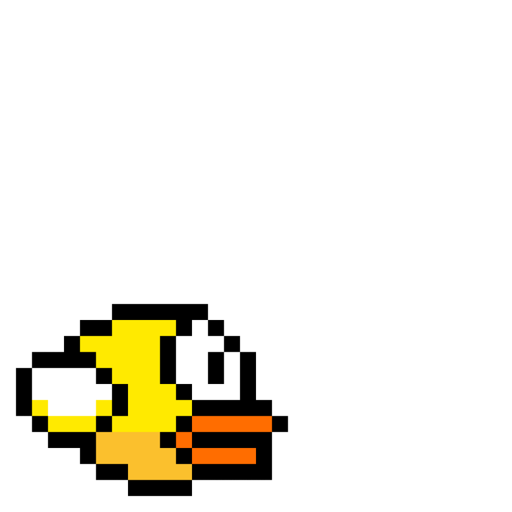 Flappy Bird пиксель арт