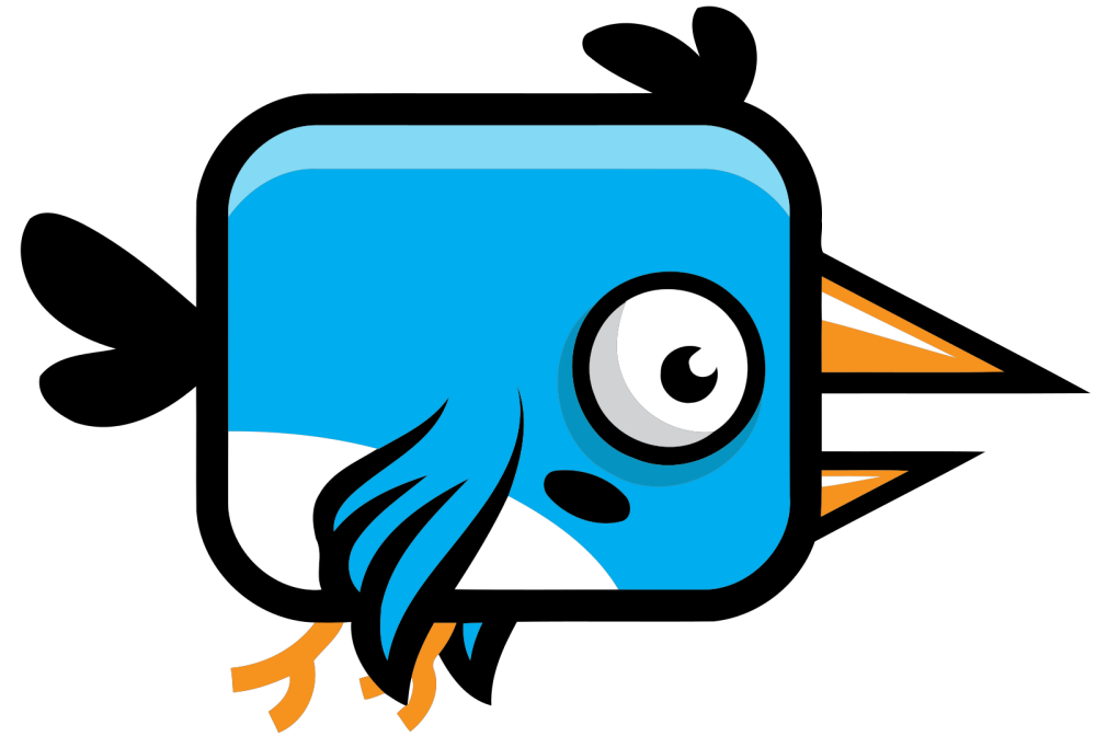 Птичка из флоппи Берд без фона