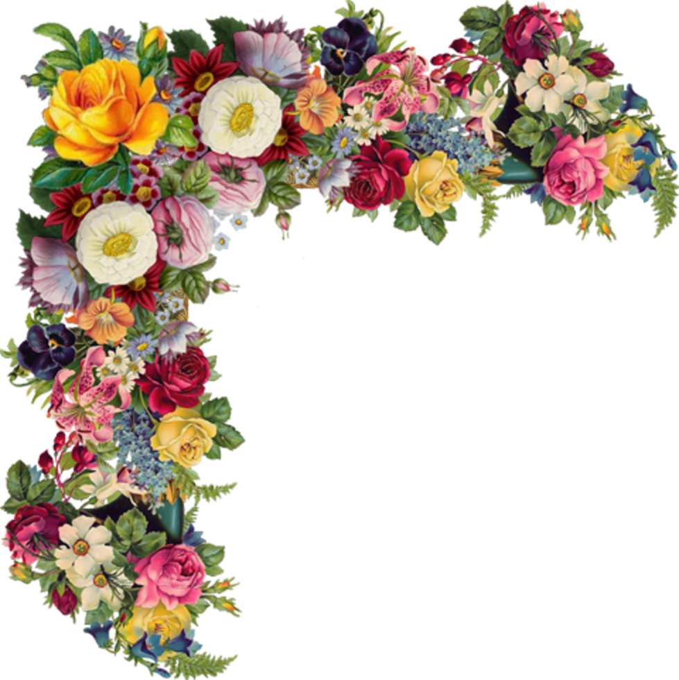 Цветочная окантовка