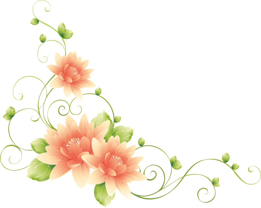 Рамка цветы